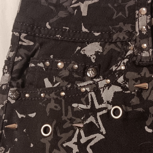 Custom Y2K Vanilla Star fur mini skirt - Picture 3 of 8